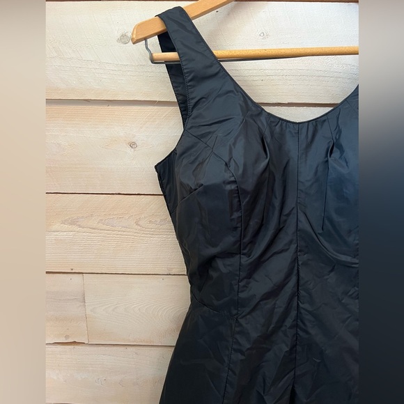 VTG 1940s Gabar Acetate Bathing Suit Dress Romper Pinup Rockabilly *DAMAGE* - Picture 2 of 11